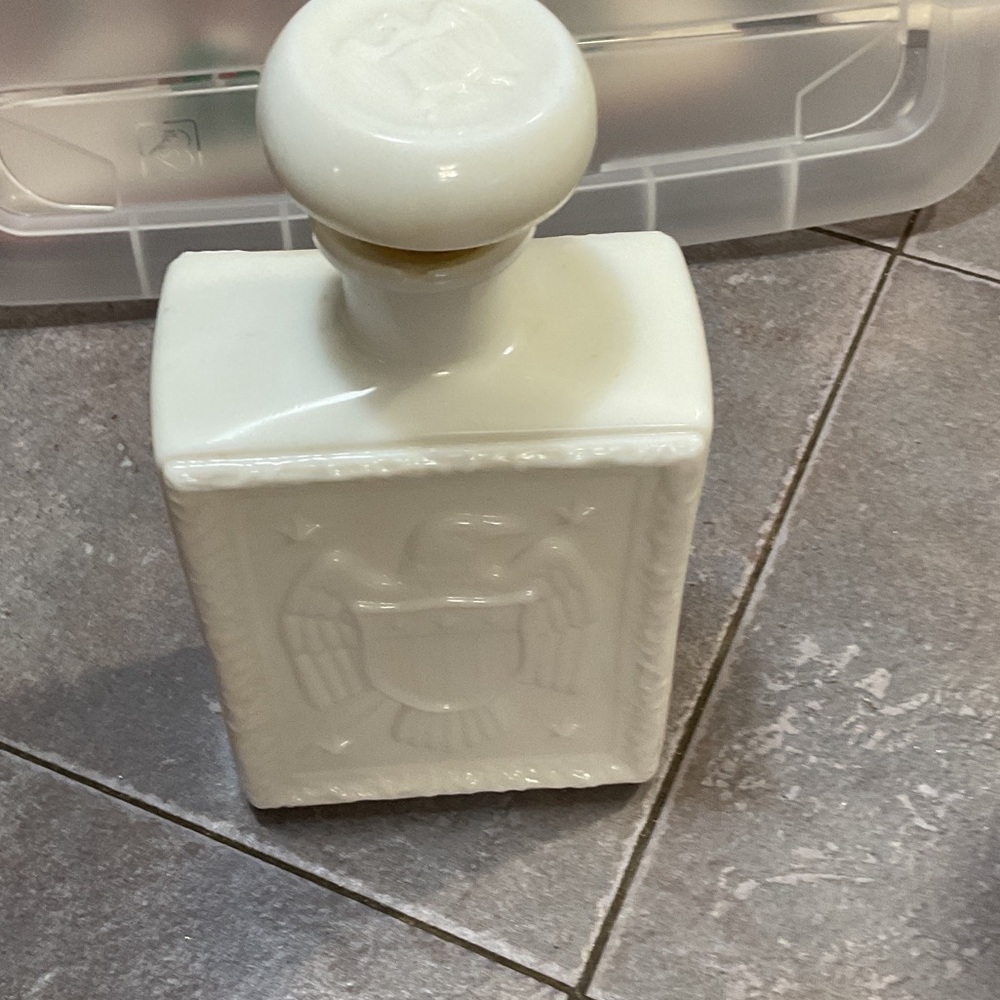 Elegant Cream Decorative Bottle